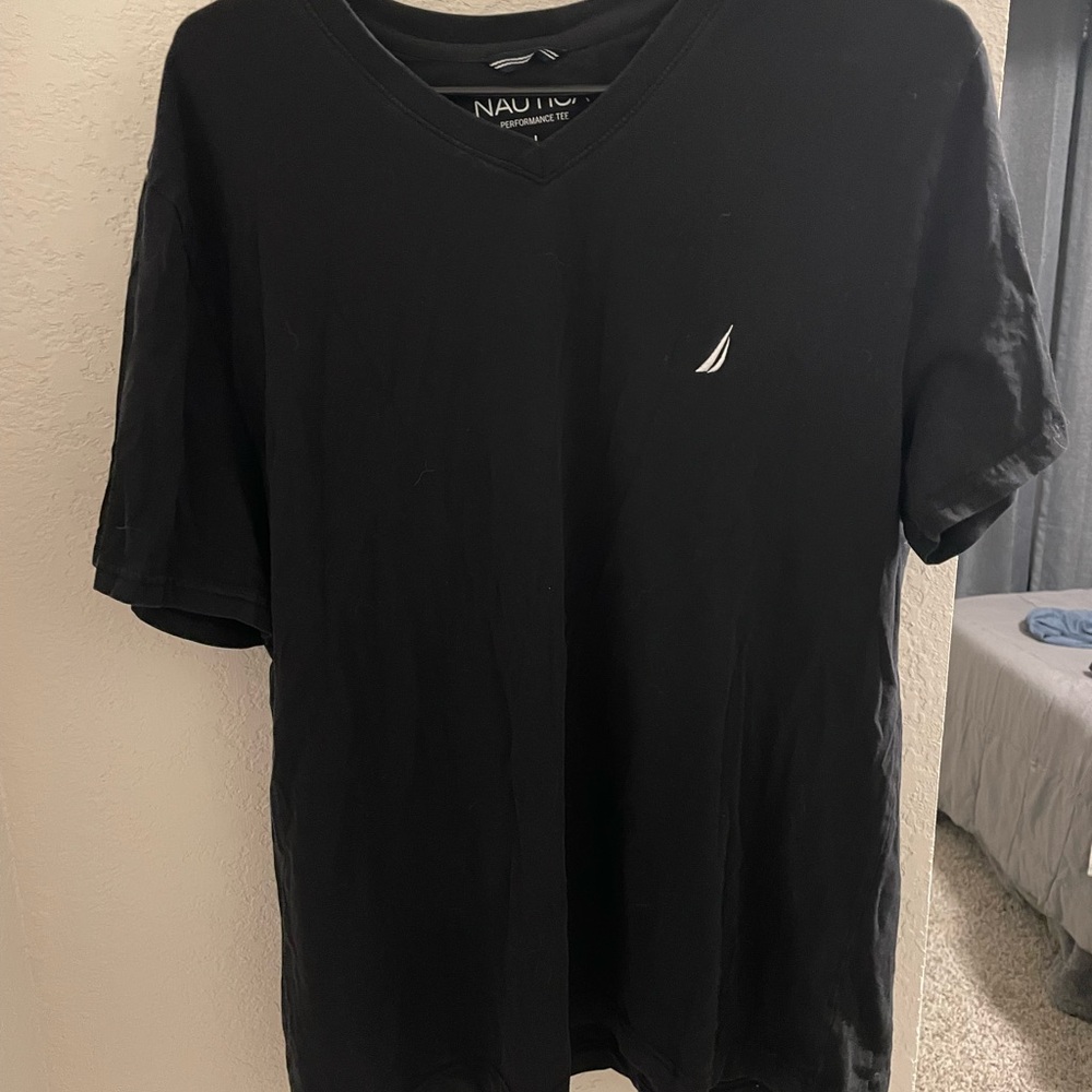 Nautica Men's Black Short Sleeve Tee